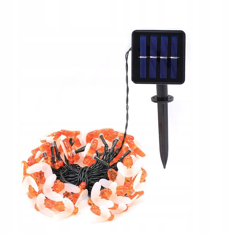 Solar Garden Lamps Set 5 Meters 20 Led Bees Cold