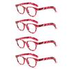 Turezing Fashion Ladies Reading Glasses Personality Print Flower Frame Decorative Eyeglasses +2.0+2.5+3.0+3.5