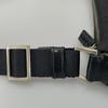 PRADA Hobo Triangle Logo Shoulder Bag black Women One Belt Pack used