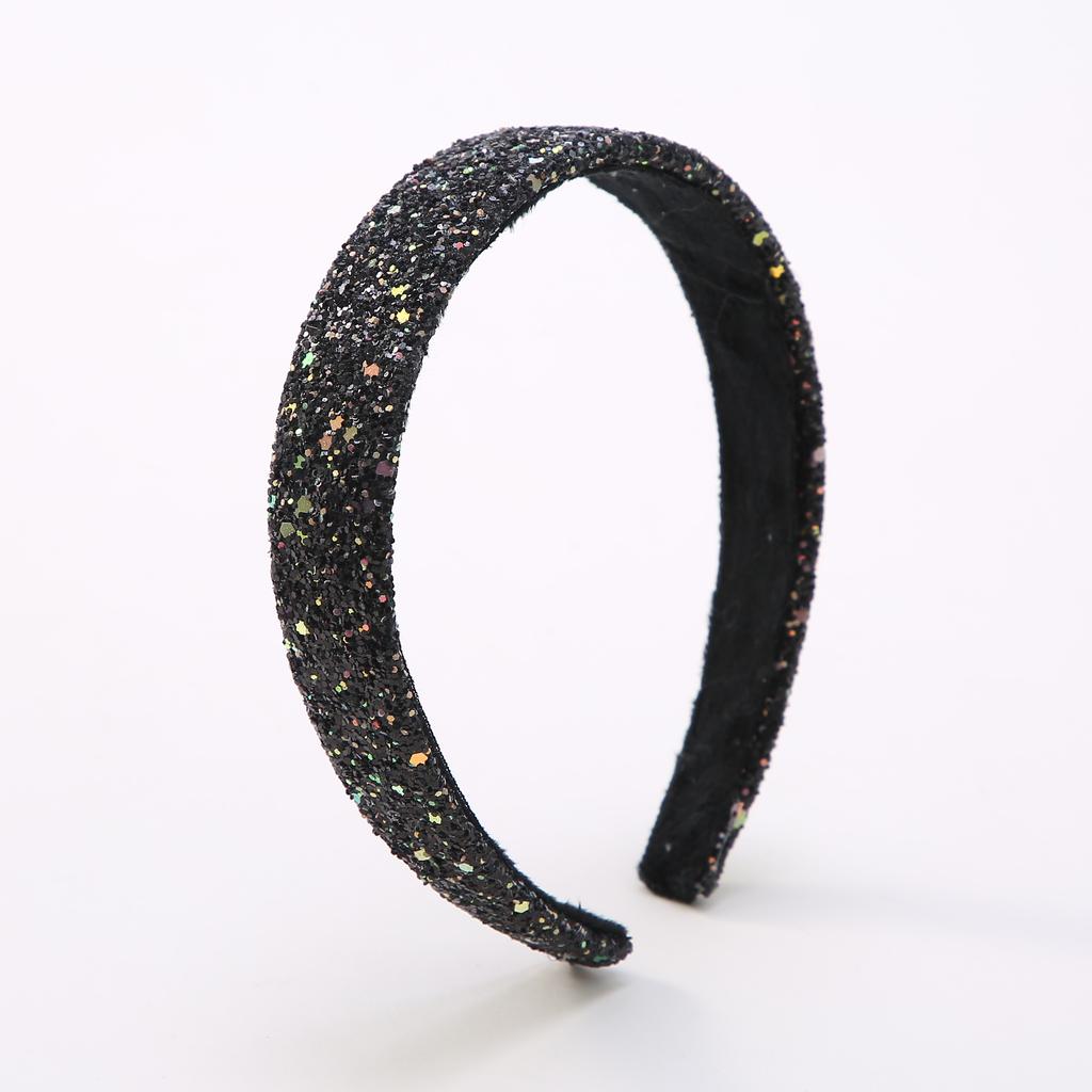 Glitzernde Stirnbänder für Kinder, Haarschmuck für kleine Mädchen, Süßes Stirnband für Kinder, Dickes Glitzer-Kinderhaarband