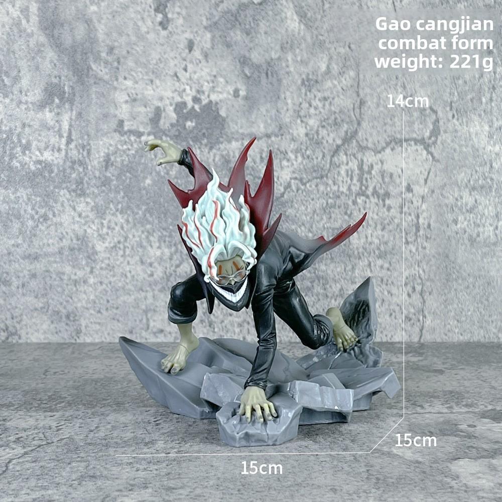 Dan Da Dan Takakura Ken Pvc Anime Figure With Articulated Joints For Collection And Display