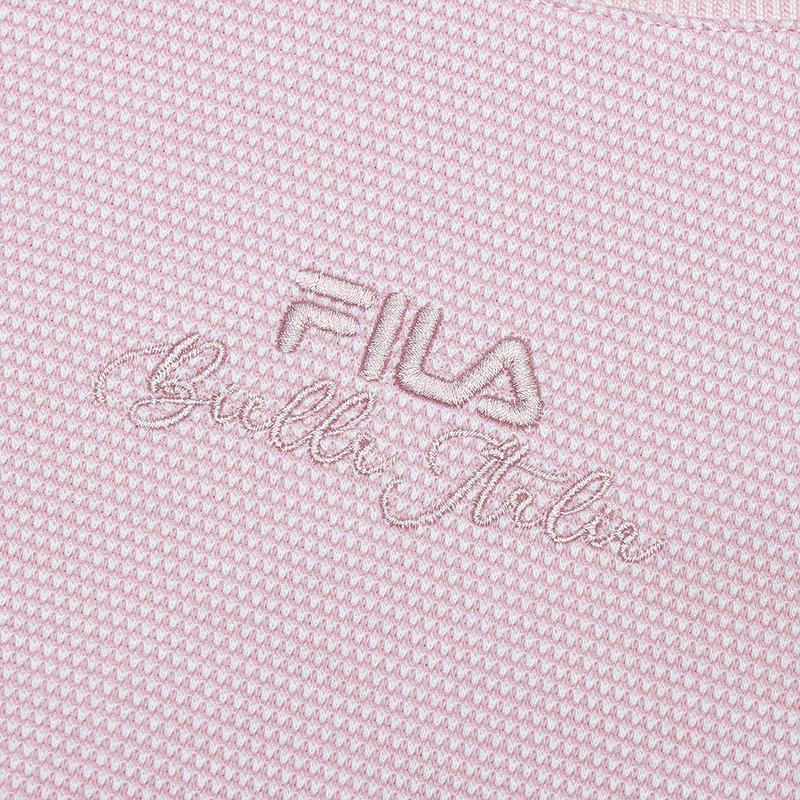 FILA Casual Versatile Knitted Pullover Sweatshirt Women sweatshirt Gray Purple Pink F11W513209FLP