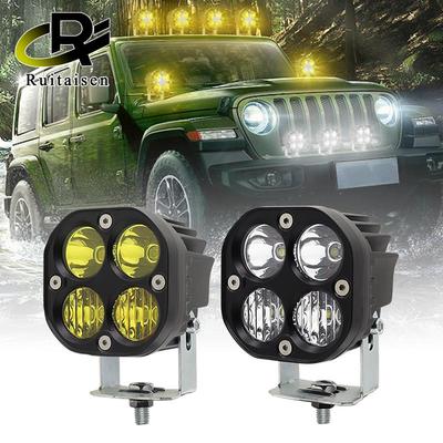 3 Inch 40W Led Work Light Square Spotlight Flood Beam Motorcycle Driving Lights For 4x4 Offroad Tractors Truck Car Fog Lamp