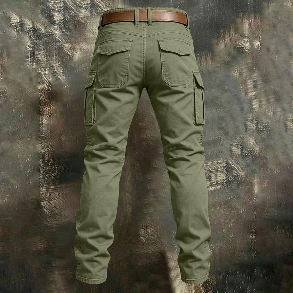 Men's Hiking Cargo Pants with Multi Pockets, Patchwork for Outdoor Sports