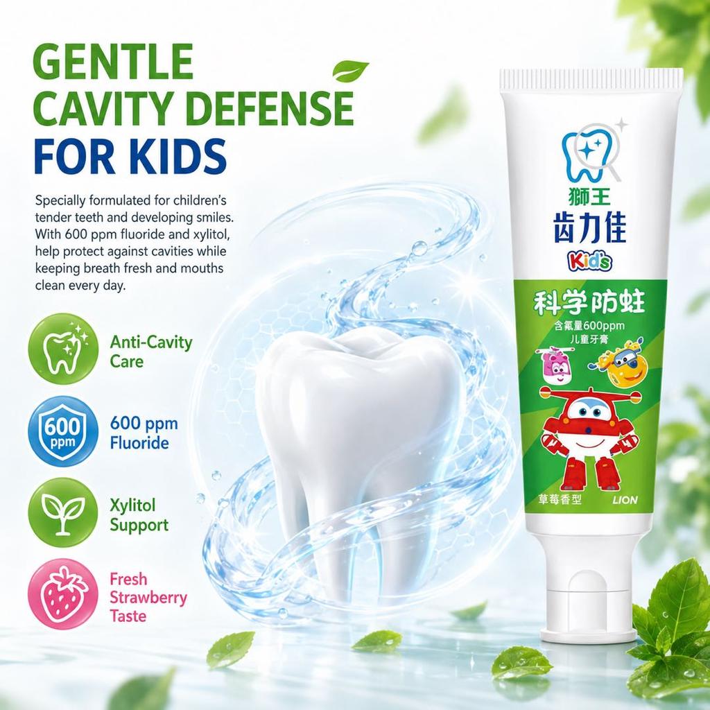 Lion King Kids Xylitol Toothpaste (Strawberry) 50g