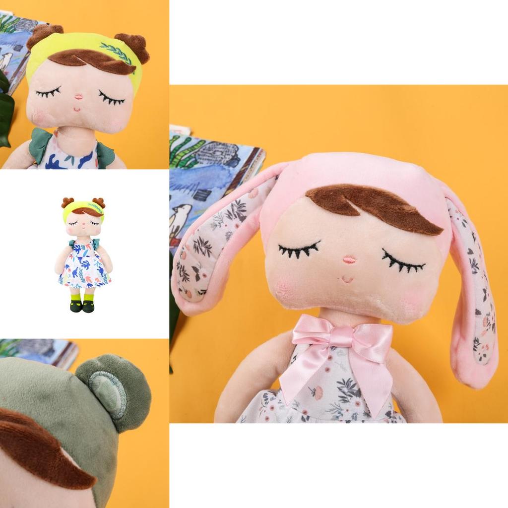 Metoo Stuffed Doll Princess Angela Bunny Plush Soft Rabbit Fashion
