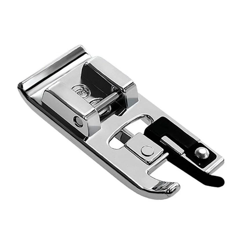 

2-Piece Sewing Accessory Kit: Overlock Coverstitch Presser Foot and Sewing Machine Foot Pedal, Universal Low-Shank Quick-Change