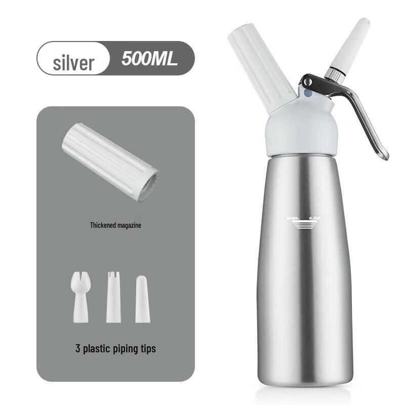 500ml Stainless Steel Whipped Cream Dispenser