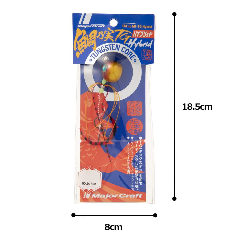 Major Craft Tai No Mi TG Hybrid 80g TMHY-SET80#4 Gold/Red