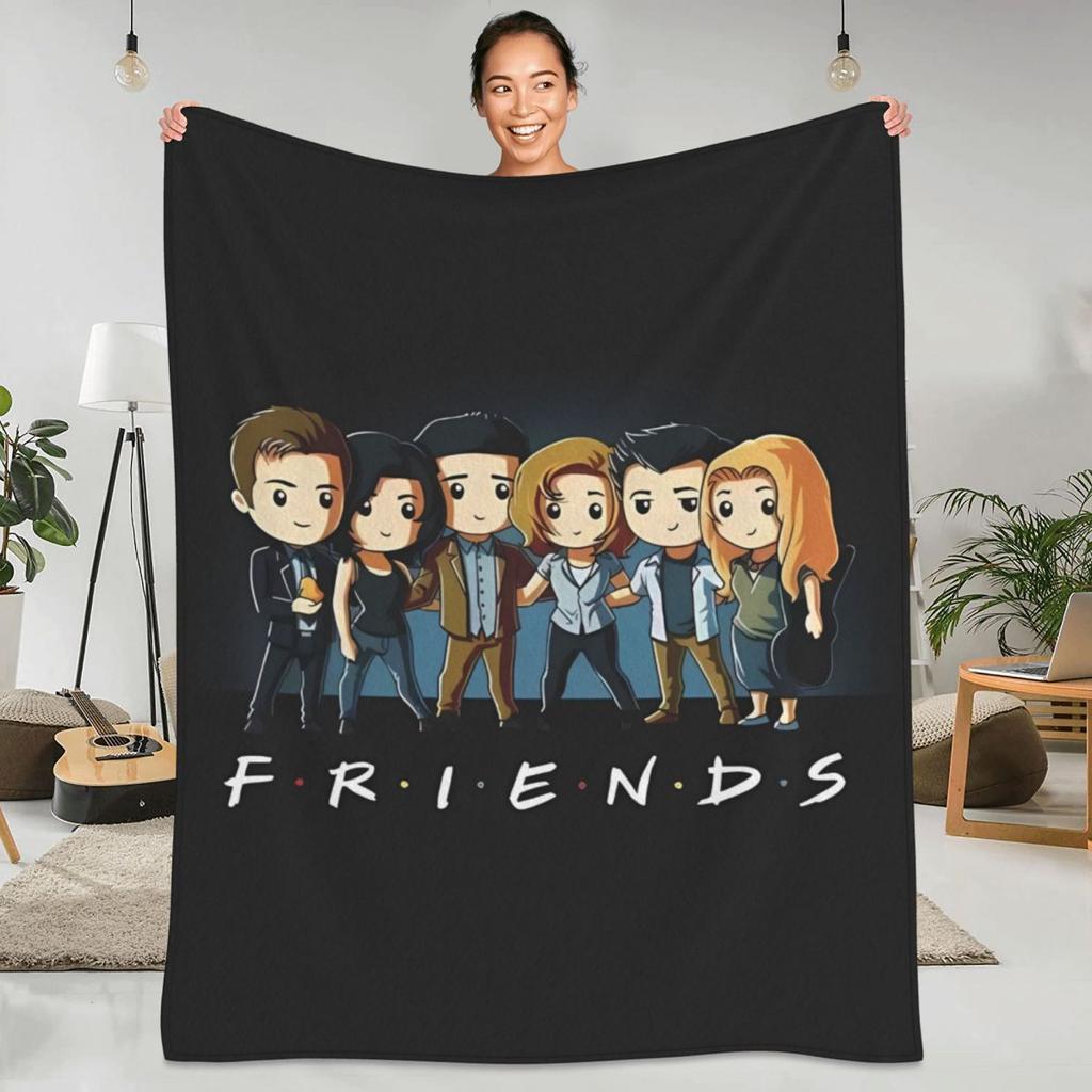 Přátelé TV Seriál Tepládeka Cartoon Central Perk Cestovní Plyšovádeka Zábavná Domácí Dekorace Flanelové Povlečení Pokrývka Postele
