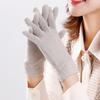 Women's Knitted Touchscreen Gloves Soft Warm Winter Full Finger Texting Gloves Casual Outdoor Driving for Hiking Gloves