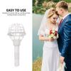 10 Pcs Flowers Empty Receptacle Bride Artificial Holder Plastic Mums Floral with Mud