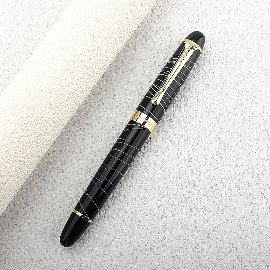 Jinhao X450 Nero Lucido 18Kgp Pennino 0.7Mm Pennino Lrgo Jinhao 450 Lusso Business Viola Vino Verde Dorato 21 Colori Seleziona