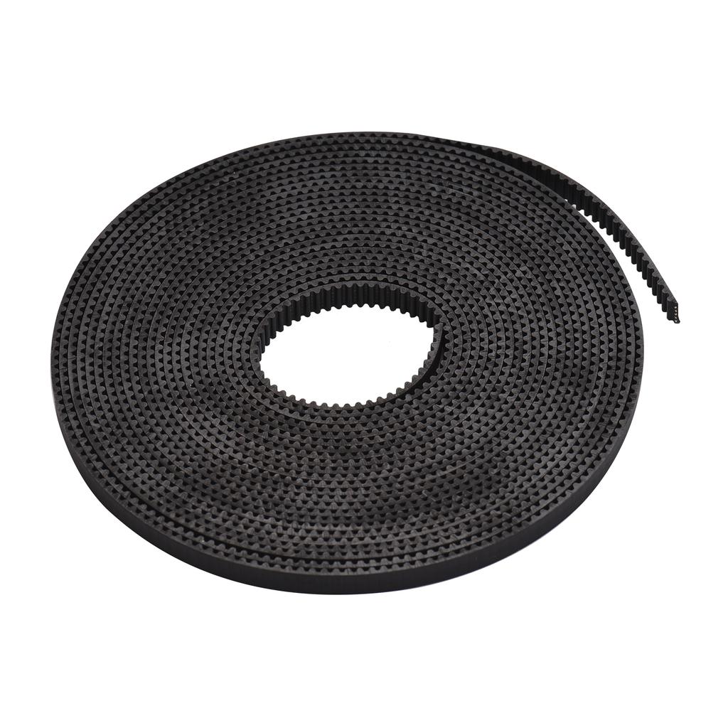 3D Printer Accessary 2GT Timing Belt Width 6mm 5M/16.4ft Length with 10 Brass Copper Buckle for