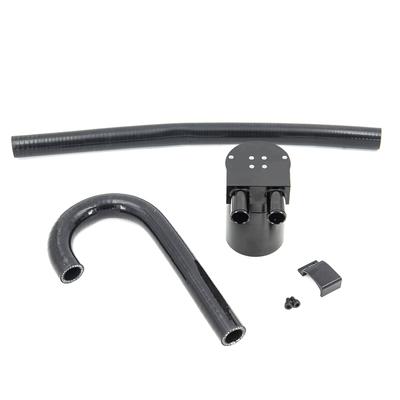 Black Aluminum Alloy Reservior Oil Catch Can Tank with Radiator Hose for BMW N54 335i 135i E90 E92 E82 2006-2010