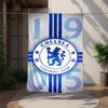 Chelsea Fc Flannel Blanket Soft Warm All-Season Throw, Design for Camping, Car Travel, Hiking Sofa, Bed, Office Perfect Gift for Parties