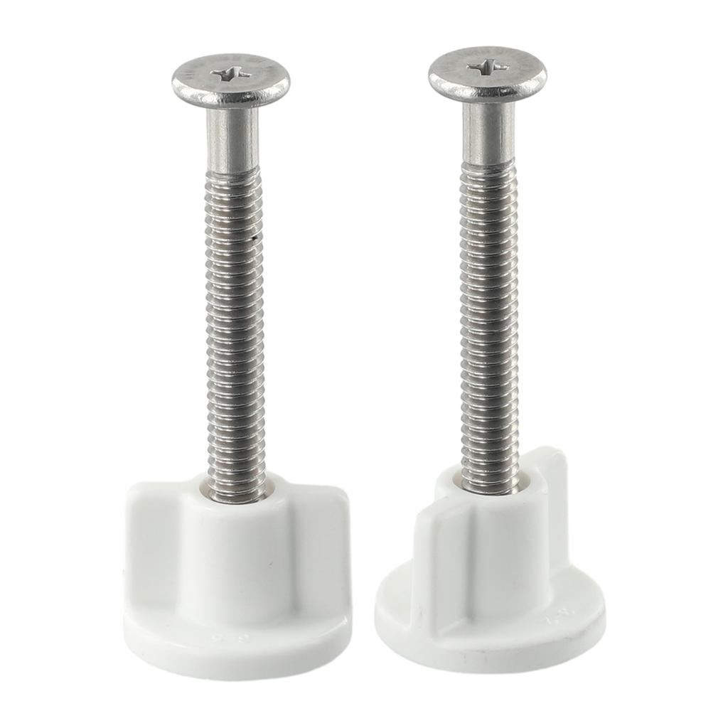 Toilet Lid Accessory Rubber Bungs Slide Top Fix Toilet Screws Nut