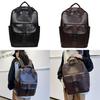 Black Material Pu Neutral Backpack With Computer Pocket For Casual Travel Daily