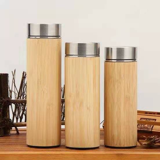 15oz Bamboo Tumbler Coffee Travel Tumbler ,coffee Mug Wooden Mug Bamboo Travel Insulated Coffee Mug