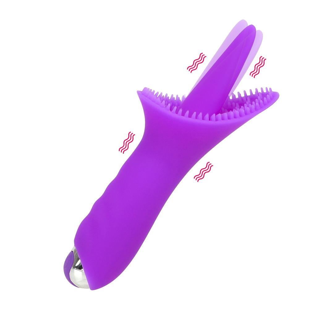 Tongue Vibrator Sex Toy for Women Pussy Clitoris Stimulator Female Masturbator Silicone Oral Licking 10 Speed