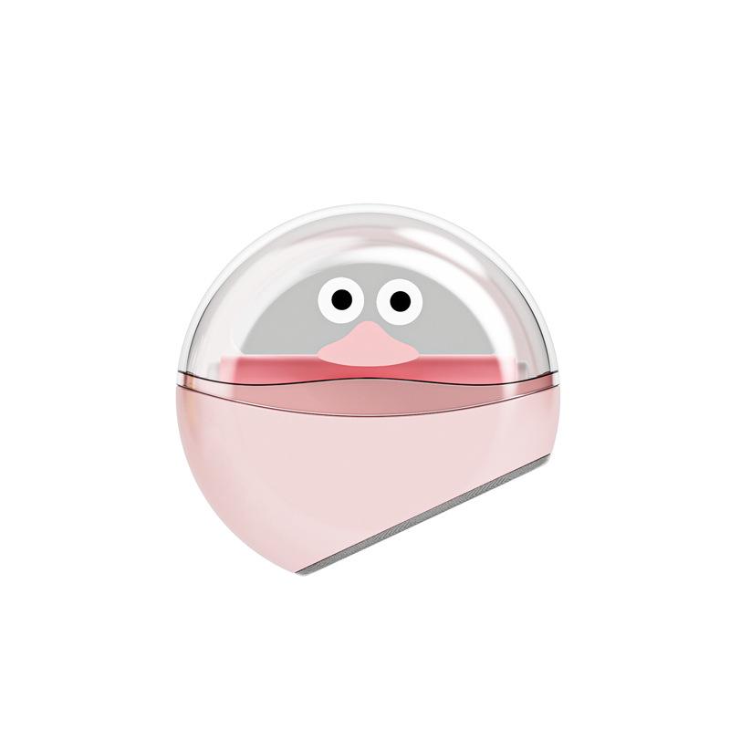 Washable Reusable 2-in-1 Portable Electrostatic Lint Roller for Clothes & Pet Clothing розовый