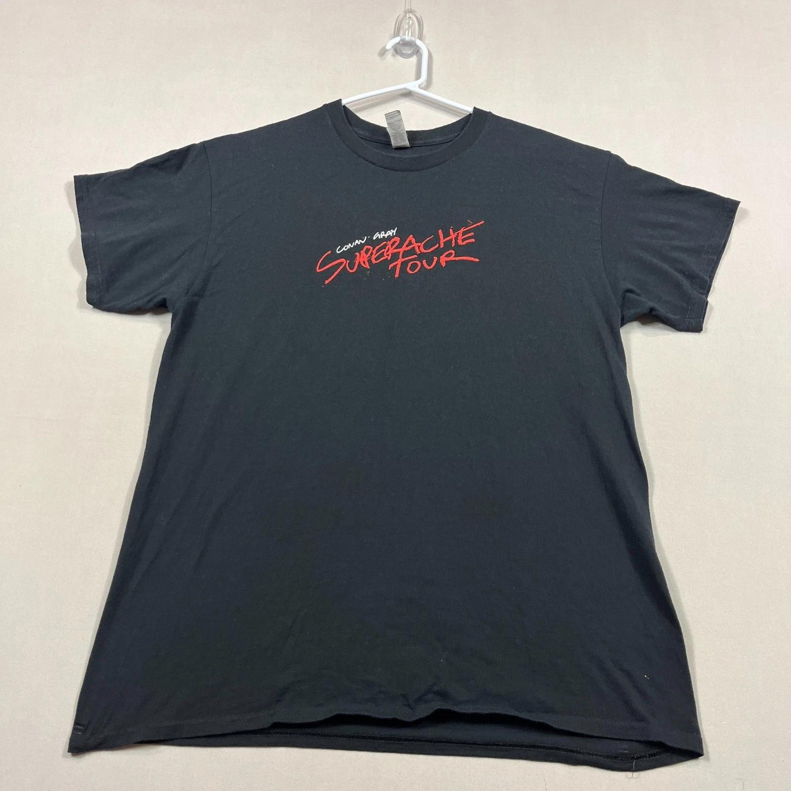 Conan Gray Band T Shirt Tour Australia Superache Casual Tee Mens Large L 3XL