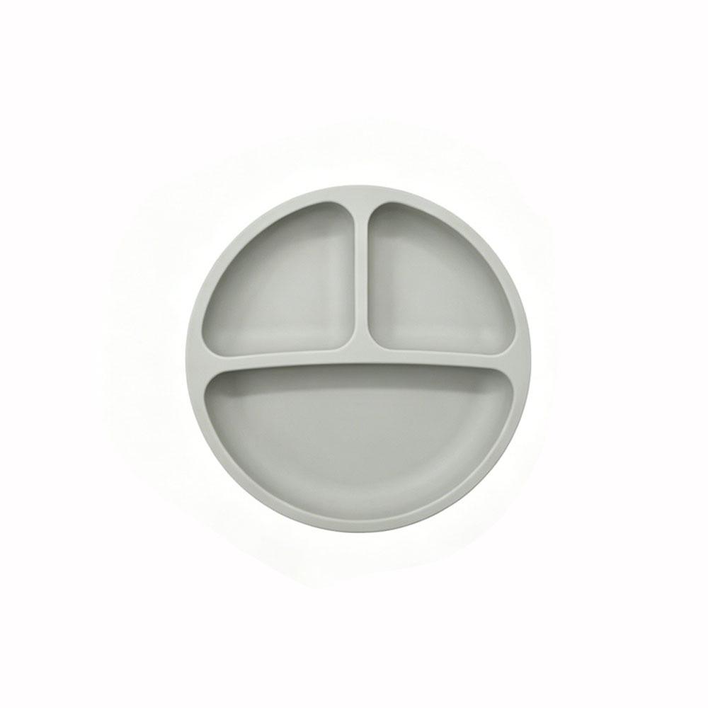 Silicone Baby Tableware Set: Feeding Bowl, Fork, Spoon & Food-Grade Dinner Plate