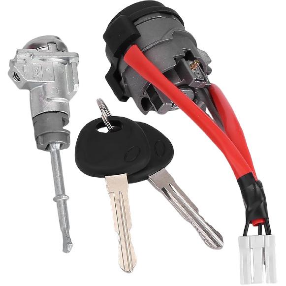 81970-F0000 Key Ignition Start Barrel Compatible with Kia Forte 2010-2017, Hyundai Elantra 2015-2020 Barrel Key Ignition Switch 2.0L 1.8L Full Lock