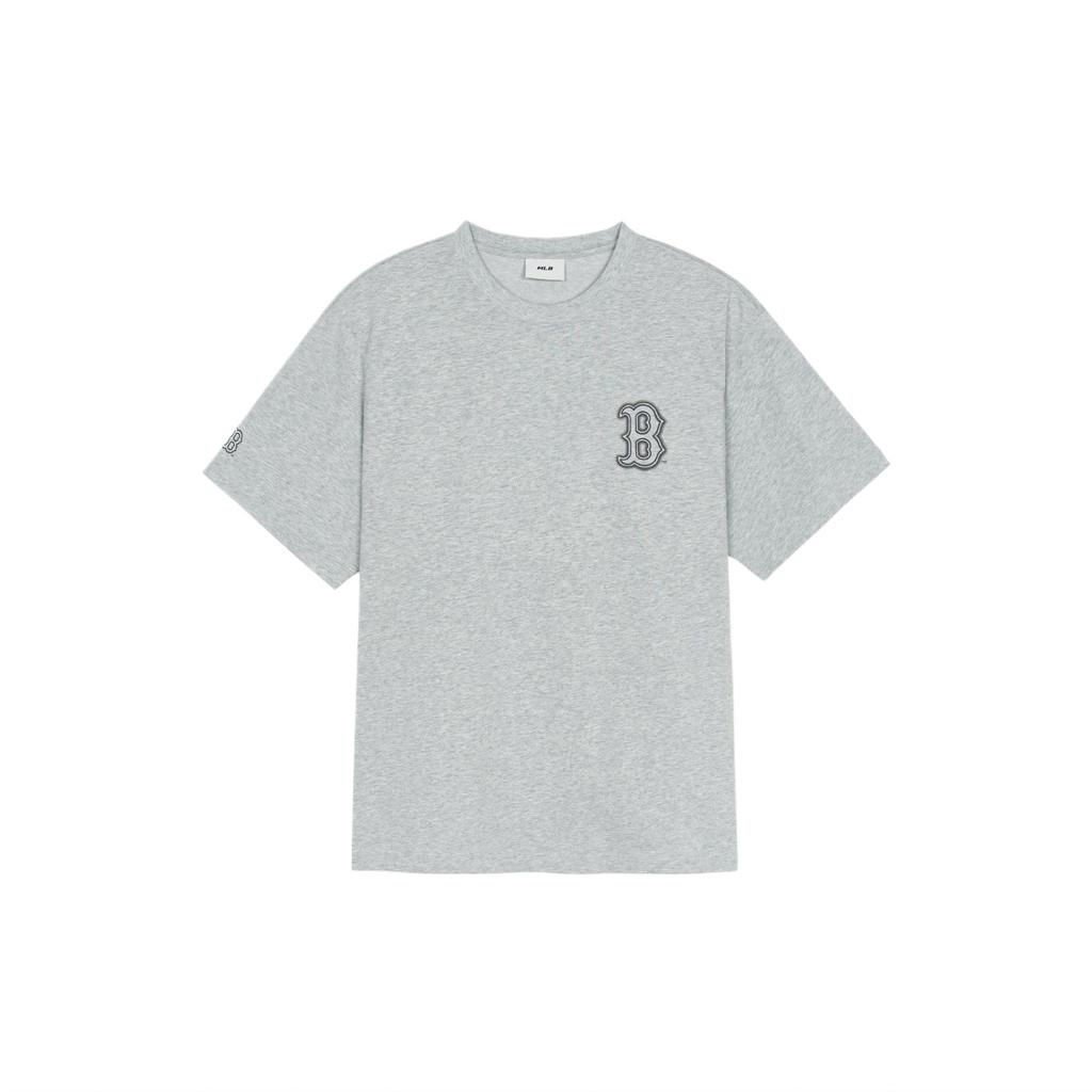 New MLB Boston Red Sox T-Shirt Unisex Gray 3ATSB0353-43MGS