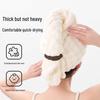 7A Antibacterial Quick-Dry Super Absorbent Hair Drying Cap for Women, No-Blow One-Piece Towel Wrap