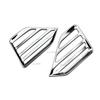 For Toyota Noah Voxy 90 Series   ABS Black Rear Foglight Cover Trim Tail Fog Light Foglamp Frame Car Accessories
