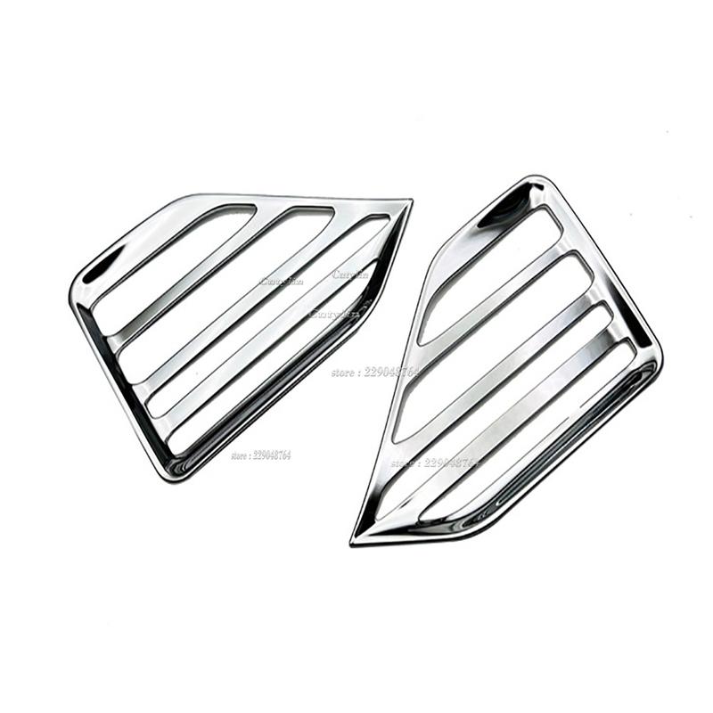 For Toyota Noah Voxy 90 Series   ABS Black Rear Foglight Cover Trim Tail Fog Light Foglamp Frame Car Accessories