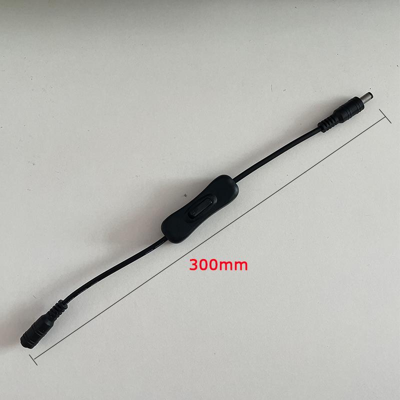 1pc Light Switch DC 12V Female Male Power Cable DC Connector ON OFF Inline 304 Switch 5V 12V 24V for LED Strip Light L