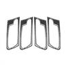 Real Carbon Fiber Car Inner Handle Cover Sports Style Special For BMW X5 E70 LB