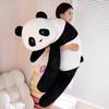Riesenpanda Wurfkissen Plüschtier Puppe schwarz-weiße Panda-Puppe Mädchen beruhigende Stoffpuppe Geburtstagsgeschenk