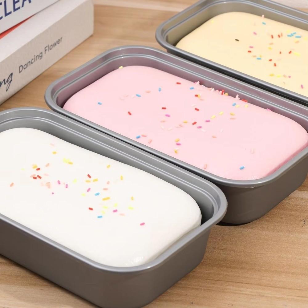 Slow Rising Sticky Box Cake Squishy Toy Super Soft Sensory Fidget Toy Cake Squeeze Toy  Hand Relax