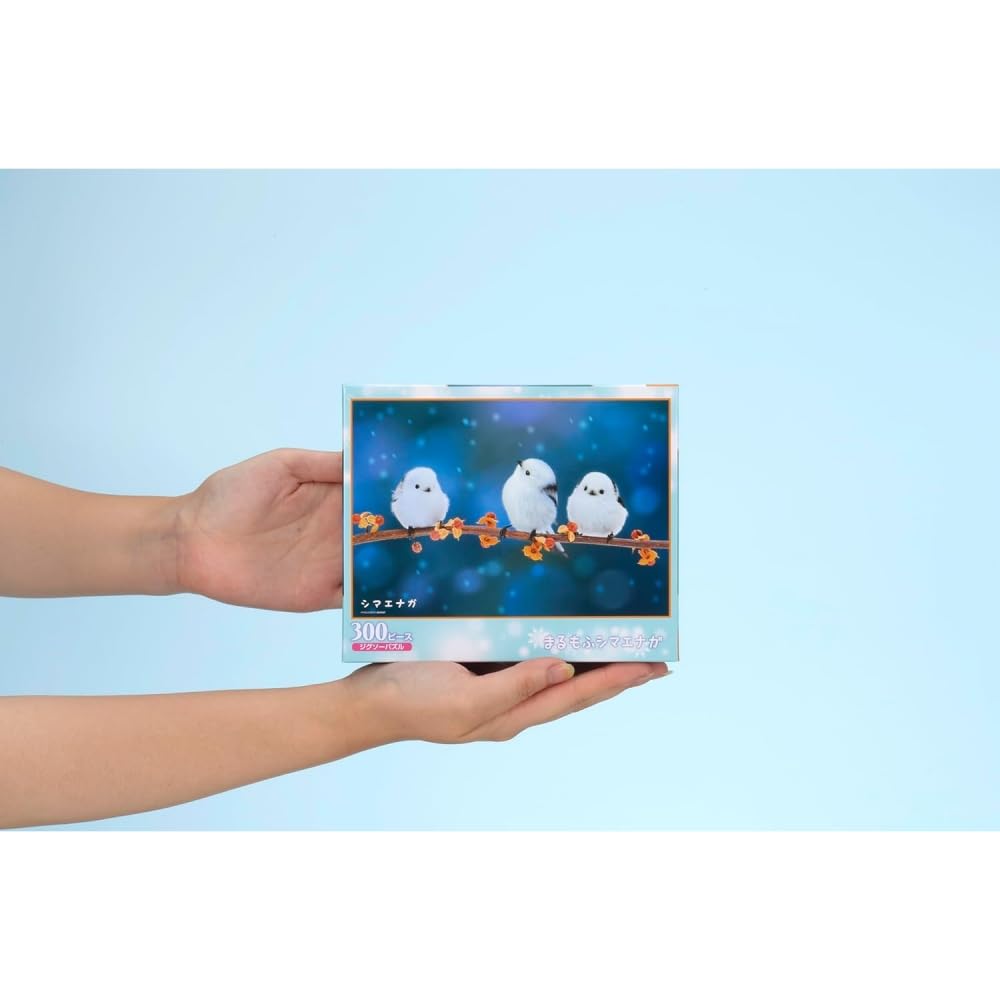 Beverly (BEVERLY) [Made in Japan] Beverly 300-Piece Jigsaw Puzzle, Round-Shaped Japanese Long-Titted Tit (26 x 38 cm) 300-039