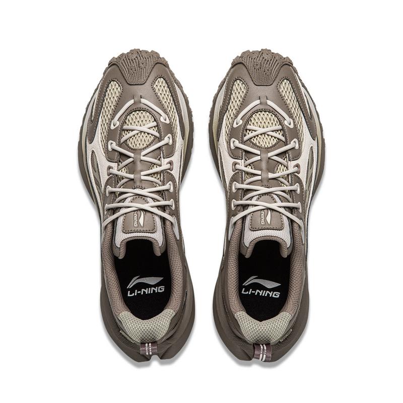 Li Ning Модные спортивные Удобные Универсальные Износостойкие Амортизирующие Низкие Повседневные Кроссовки Унисекс Повседневная Обувь AZGV289-2