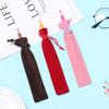 Holder Plush Cloth Pen Bag Office School Supplies Double-sided Thickened Velvet Pen Pouch Sleeve