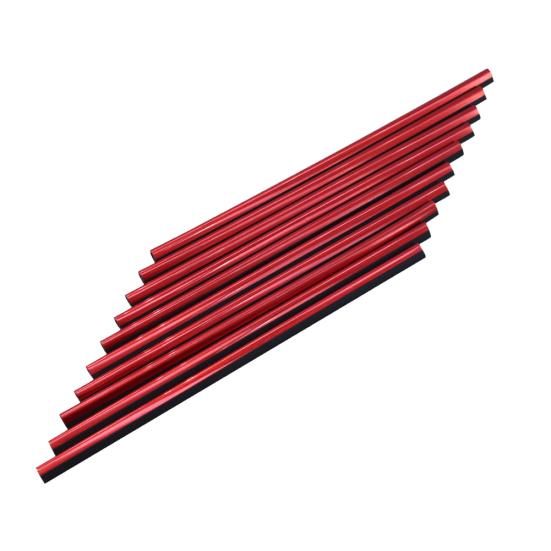 10 bucăți autovehicul de evacuare a aerului auto autocolante decorative interioare accesoriu bandă