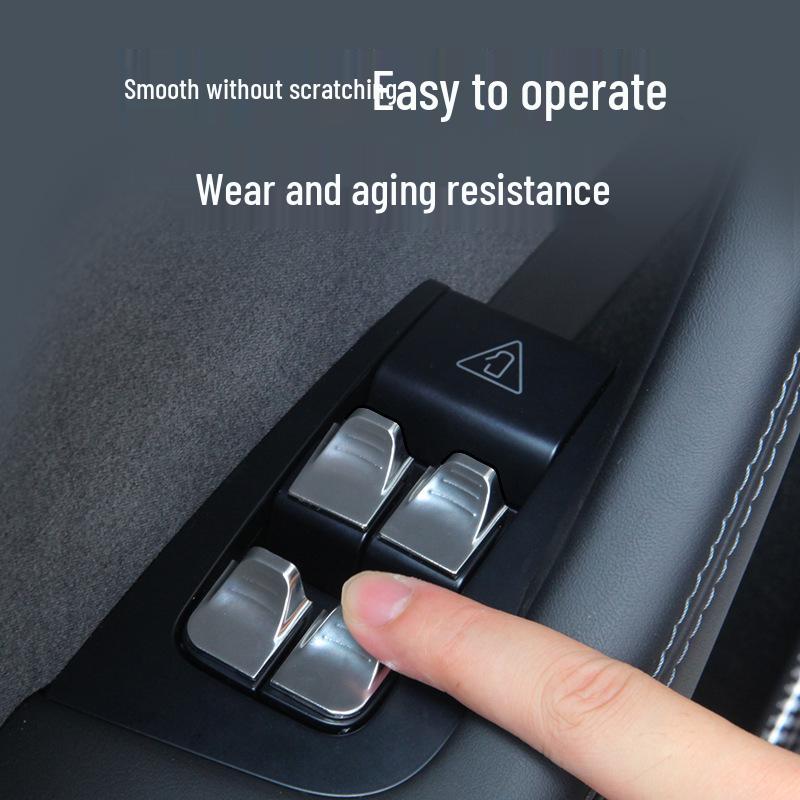 Tesla Model Y3 Window Door ABS Button Decorative Trim