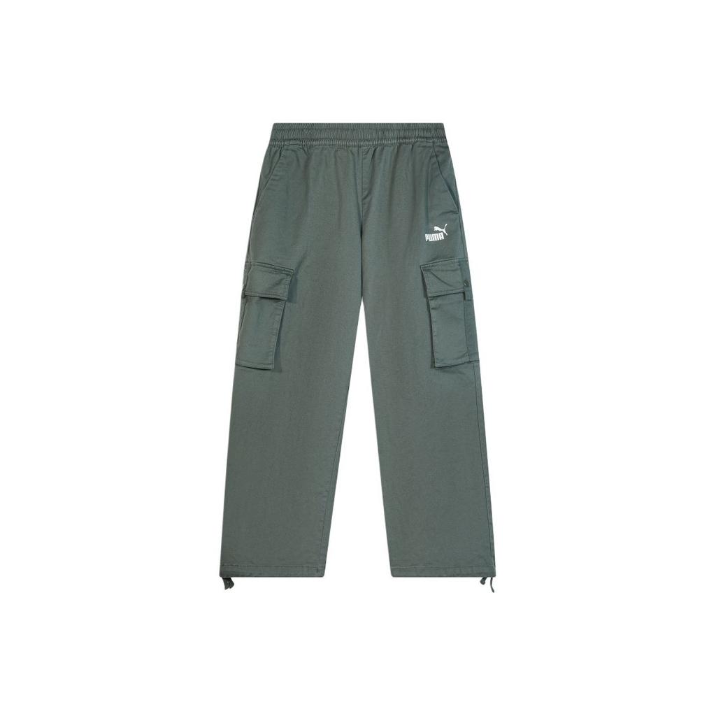 Puma Woven Cargo Vintage Style Lace-Up Versatile Fashion Work Pants Men Pants 692898-77