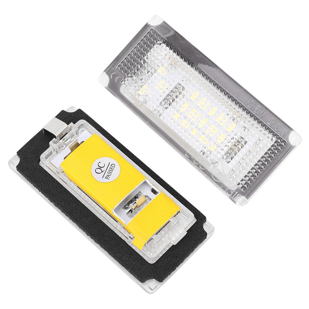 

1 Pair 12V 18 SMD LEDs License Number Plate Light Lamp Fit for Mini Cooper S R53 2001 2006