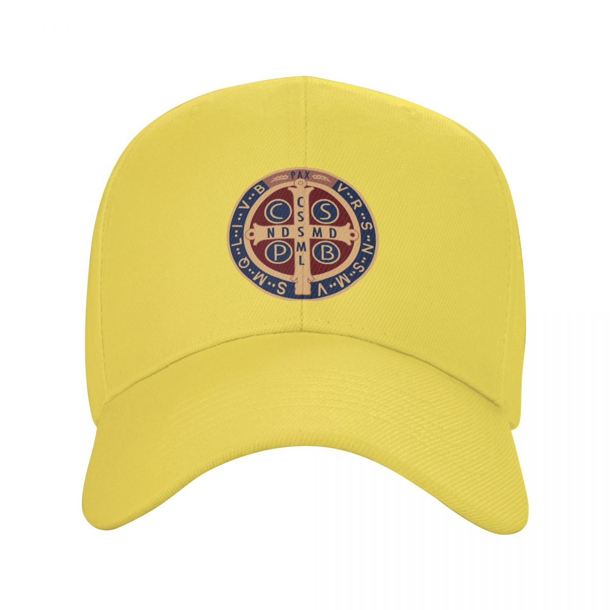 

Персонализированная бейсбольная кепка с медалью Святого Бенедикта, спортивная женская регулируемая кепка унисекс, весенняя шляпа папы-католика Иисуса Baseball Cap