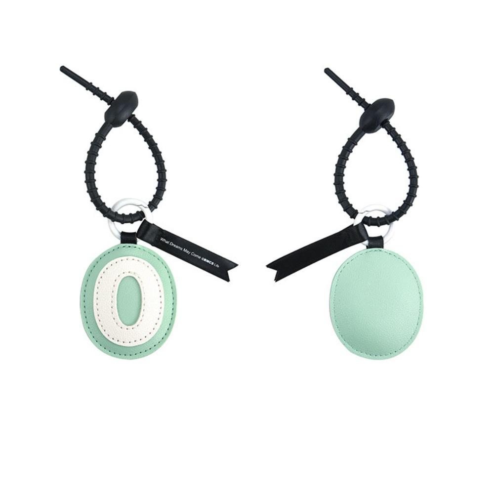 

Anti-lost Number PU Leather Keychain Bag Charm Leather Key Ring Ornament Accessories Style A