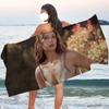 Towel Beach Matter Bath Quick-Drying L-LaufeyS-ES Lightweight Portable Sauna Camping Hour Time Swim Pool Final Travel