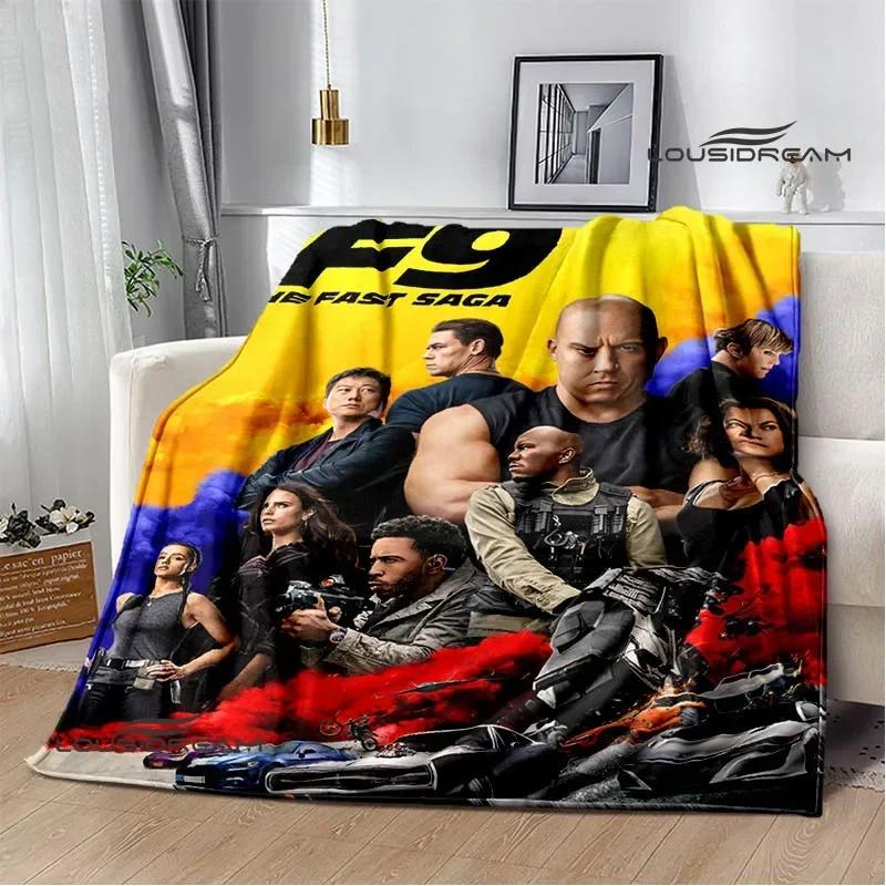Fast & Furious Print Blanket Picnic blanket blankets for beds Flange Warm blanket Home travel blankets bed linings birthday gift