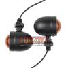 Universal Mini Chrome Matte Black Motorcycle Turn Signal Lights Bicycle Indicator Light for Harley Motorcycle Lighting Systems