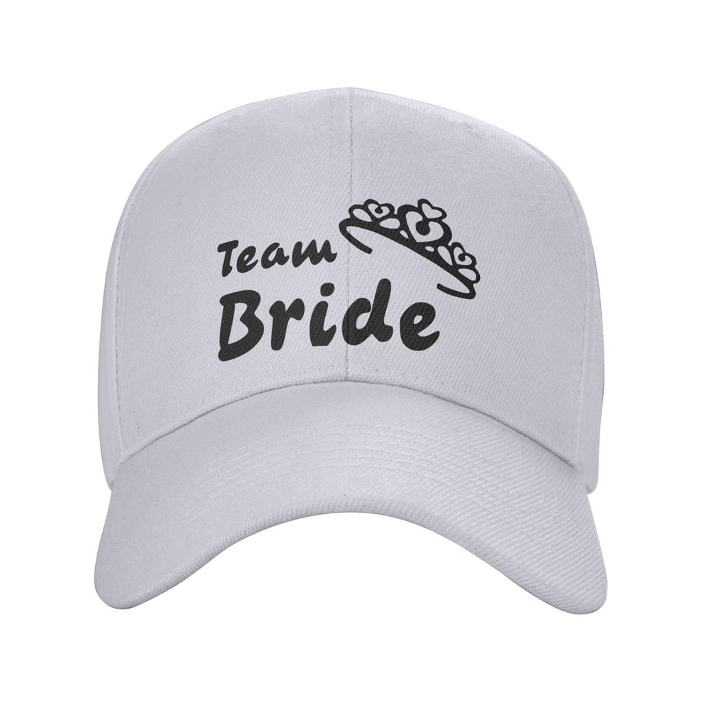 Team Bride  Baseball Cap  Tennis Skate Sun Hip Hop Hats Unisex Adult Trendy Custom DIY Baseball Caps