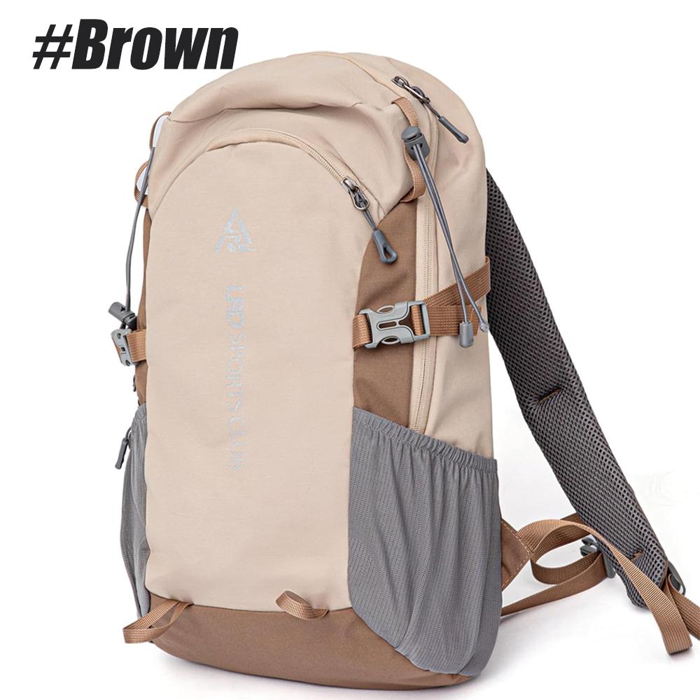 

Lightweight Hiking Backpack, Waterproof Backpack for Camping, Travel, Cycling, Comfortable Men s and Women s Outdoor Sports Bags коричневый